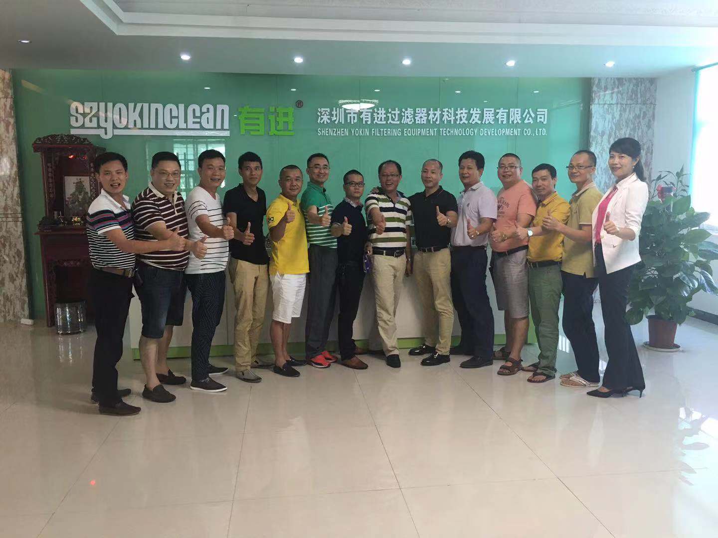 湛江商會(huì)蒞臨有進(jìn)過濾器材考察發(fā)展會(huì)員合作機(jī)會(huì)